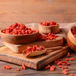 bowls of goji berries