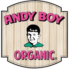 The logo of andy boy organic