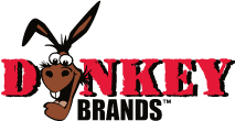 The logo of donkey brands