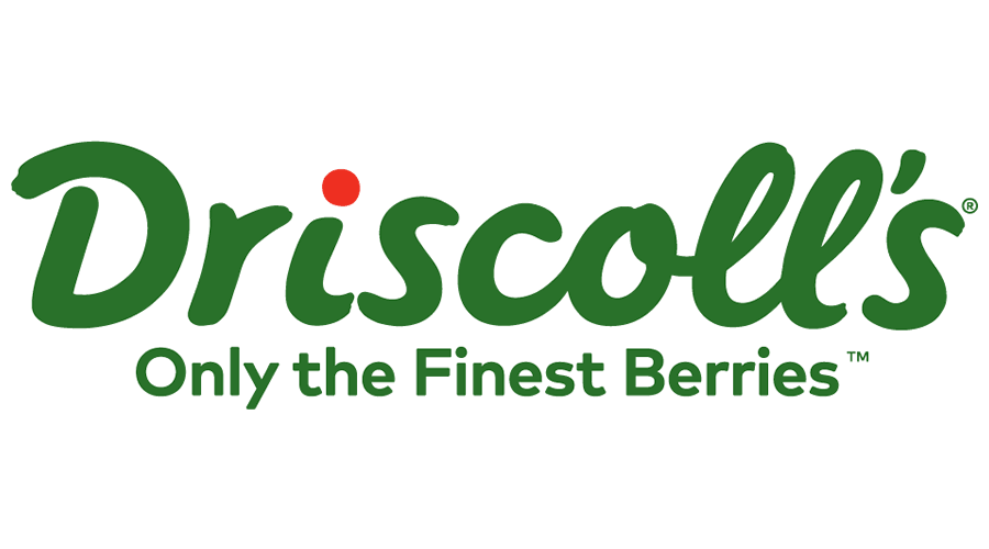 The logo of driscolls - only the finest berries