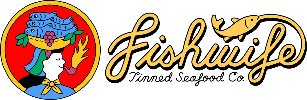 The logo of fishwife - tinned seafood co