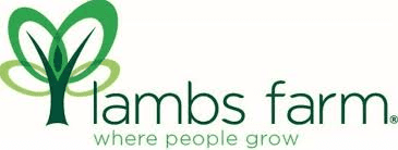 The logo of lambs farm Libertyville IL - where people grow