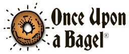 The logo of once upon a bagel