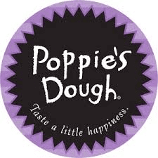 The logo of poppies dough - taste a little happiness