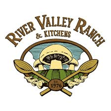 The logo of river valley ranch and kitchens