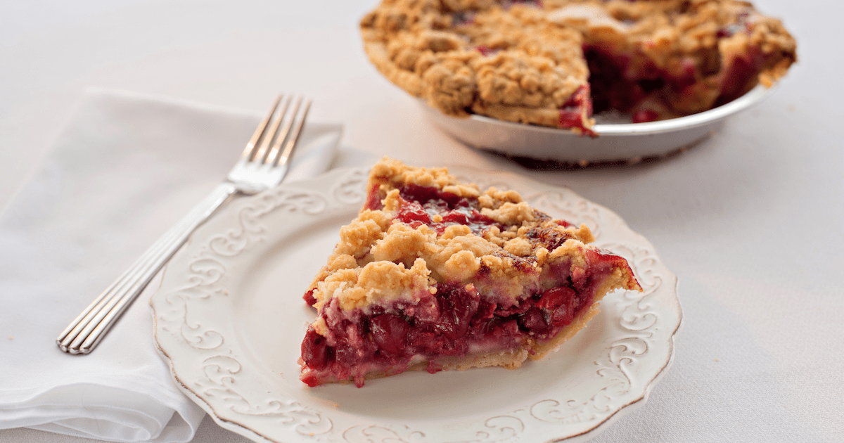 Grand Traverse Pie Company Logo and pies.