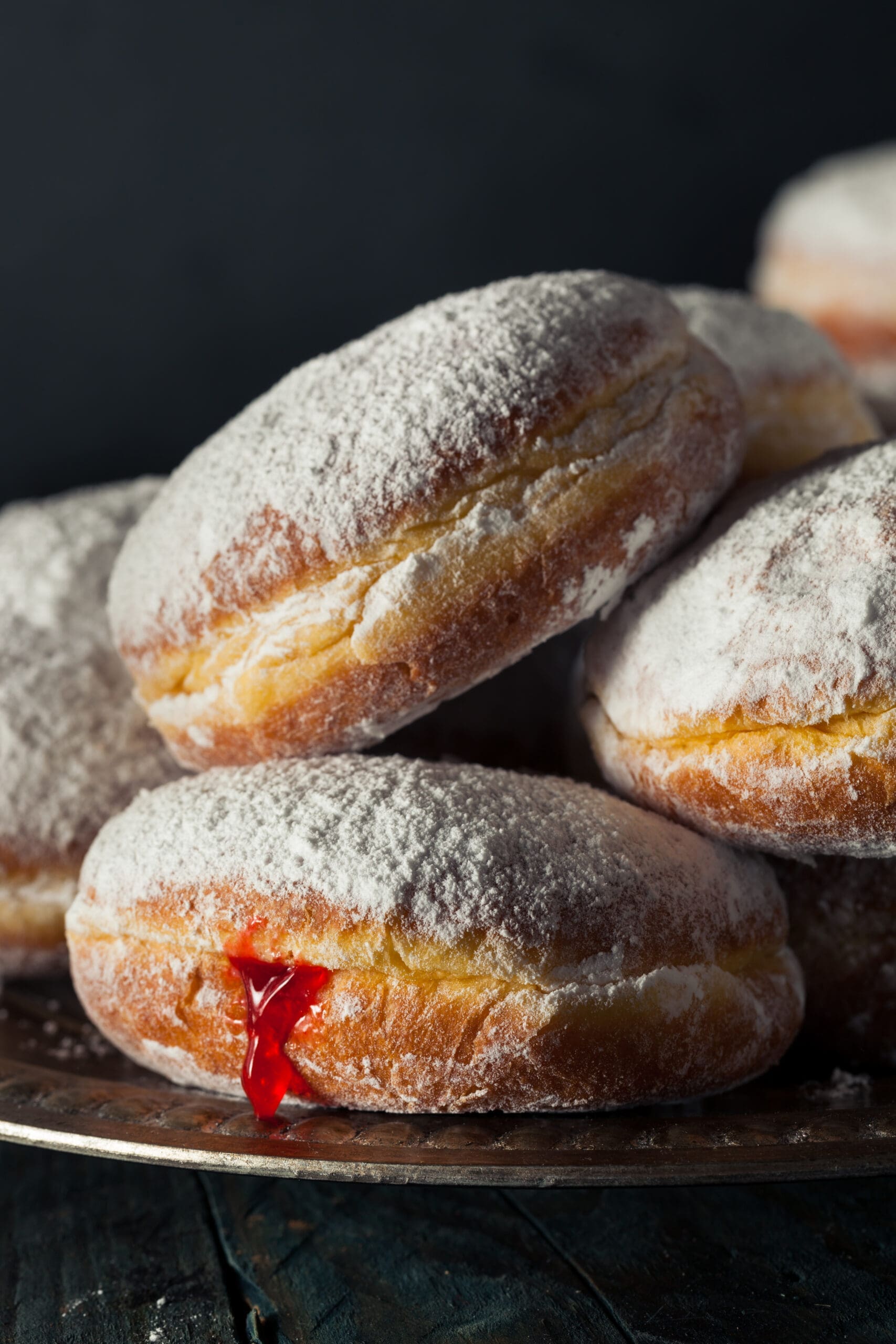 Fresh paczki from Do-Rite Donuts at Sunset Foods